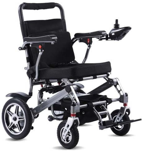 Elektrorollstuhl für Erwachsene Faltbarer Elektrorollstuhl 30 km Reichweite Erwachsener Elektrorollstuhl für Senioren All Terrain Elektrorollstuhl Aluminium Elektrorollstuhl Airline Approved
