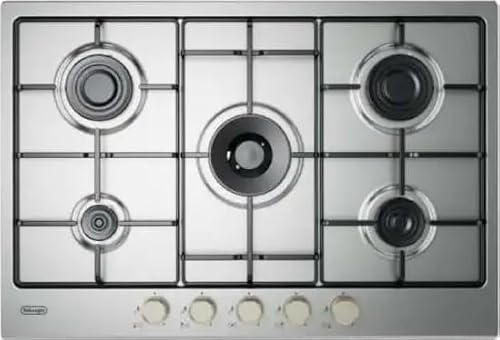 Gas Hob 5 Burner 75 cm Stainless Steel