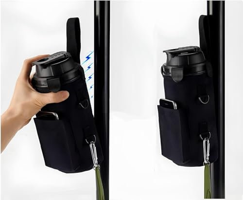 Porta borraccia magnetica ultra pratica – fissaggio solido, scomparto per telefono, chiavi. Ideale per palestra
