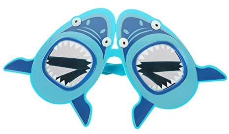 MAGICLULU 5St Hai-Brille leuchtbrillen faschingsbrille witzige schutzvisier meerjungfrau geburtstagsdekoration Kostüm Sonnenbrillen-Gastgeschenke hawaiianische Partyartikel Abs