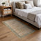 GENIMO Alfombra Salon Vintage,Alfombra Cocina Antideslizante,Alfombra Pelo Corto Lavable para Dormitorio,Recibidor,Pasillo,Rojo,80x150 cm