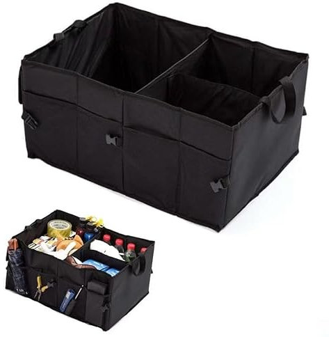 Kofferraumtasche faltbar Organizer für Opel Corsa F GS Line, Auto Faltbox Autotasche verstärkt und stabil Premium Kofferraum Organizer