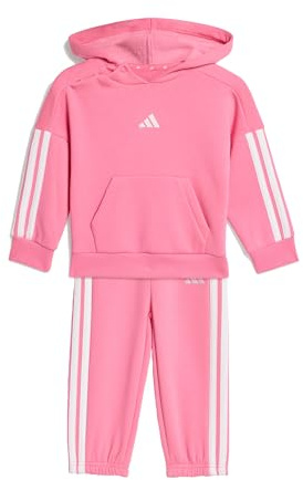 adidas Mixte bébé ESSENTIALS HOODED JOGGER, pink fusion/white, 2-3 Years
