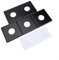 Cache-tuyaux carrés décoratifs pour douches et cuisines en ABS avec dos (32 mm)