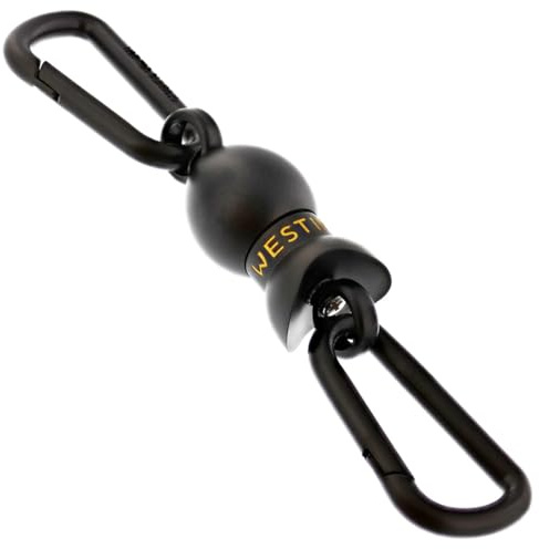 Westin W8 Net Magnet 5,5kg Black - Magnet für Angelkescher, Keschermagnet, Zubehör für Kescher
