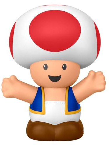 My Mario Fisher-Price Little People 7 cm, My Mario Toad FigureActionfiguren für Kinder