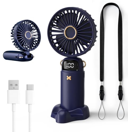 BAMCOO Ventilatore portatile Mini USB ricaricabile Ventilatore