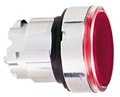 Schneider ZB4BW34 Frontelement Leuchtdrucktaster, Rot, durchmesser 22 cm
