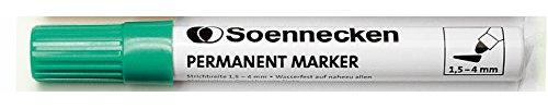 Soennecken Permanentmarker 3106 4mm Rundspitze grün