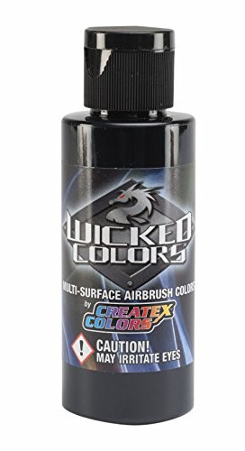 Wicked Colors 2-Ounce Wicked Airbrush, Detail Black