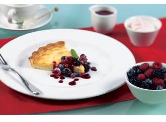 Churchill W891 Plain Whiteware Pasta Plate, 279 mm, 11' (Pack of 12)