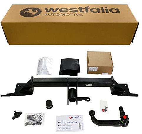 Westfalia Gancio Traino Rimovibile per BMW X1, E84, 10/2009-03/2014, Viene Fornito con un Kit di Cablaggio Westfalia Specifico per il Veicolo a 13 Pin