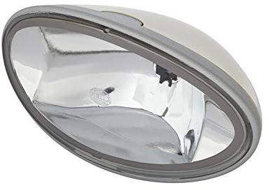 HELLA 1FB 007 892-011 Halogen/Halogen-Fernscheinwerfer - Comet FF 300 - 12V - oval - Referenzzahl: 17.5 - geschraubt - glasklare Streuscheibe - Lichtscheibenfarbe: glasklar - rechts/links