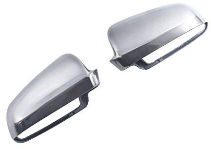 Aluminium Design Spiegel Abdeckung Kappe Gehäuse Links+Rechts Set