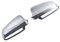 Aluminium Design Spiegel Abdeckung Kappe Gehäuse Links+Rechts Set
