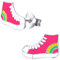 JAYARE Ohrringe Mädchen Turnschuhe Sneaker 925 Sterling Silber rosa-pink Kinder Ohrstecker