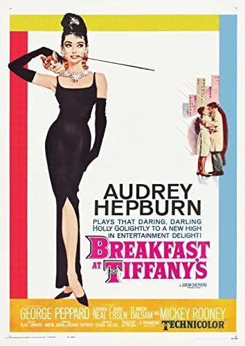 Breakfast At Tiffanys Poster/Druck/Fotopapier, A4, 210 x 297 mm