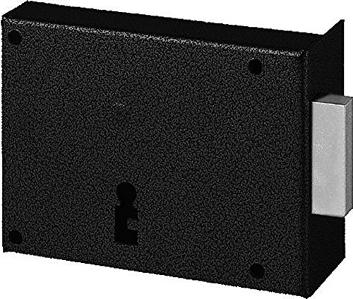 Abus FC0461206A SA H PDT 110 G Serrure en applique sans poignée/horizontale avec fermeture à clé pour ouverture extérieur gauche 81 x 110