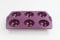 TUPPERWARE Backen Silikonform Ball lila Muffin Backform Bällchen Easyplus