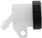 Brembo Bremsflüssigkeitsbehälter 10444650 Ausgang 45° weiß schwarz Motorrad