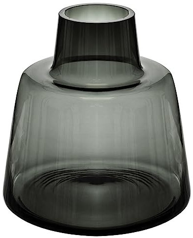 Atmosphera - Vase épaule - Verre fumé H23 cm