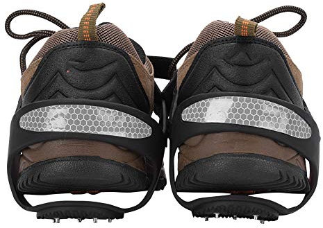 Ice Snow Grips Ice Grippers rutschfeste Grips Traktionsstollen Steigeisen für Schuhe(XL43-45)