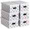 Lavatelli UNDUETRE Cardboard Storage Box Love, FSC Certified 100% Recyclable, 6 PIECES, 29x51xh20 cm, Beige/Ecru/White