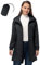 33,000ft Damen Dünne Wasserdichte Faltbar Regenmantel Regenjacke mit Kapuze, Leicht Atmungsaktive Lange Windbreaker Jacke für Frauen, Fahrrad Sport Outdoorjacke