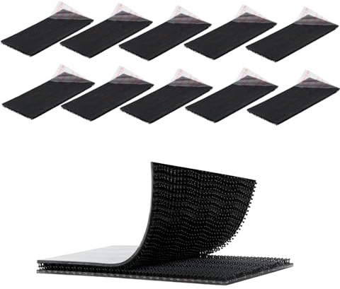 3M Dual Lock Nastro Adesivo a Forma di Fungo Nero 5 cm x 10 cm 10 Pcs