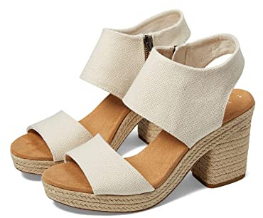 TOMS Damen Majorca PlatformSandale mit Absatz