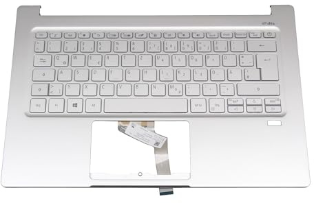 Acer 6BA0MN2014 Original Tastatur inkl. Topcase DE (deutsch) Silber | mit Backlight für Swift 3 SF314-59