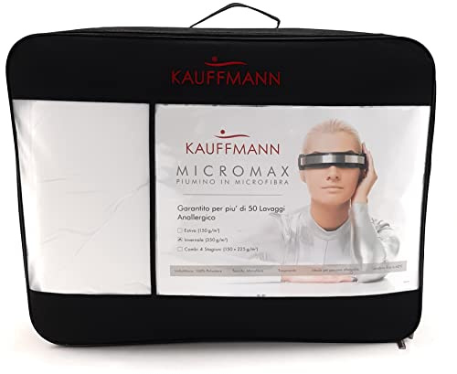 Kauffmann Piumino in fibra sintetica MicroMax (Calore INVERNALE, 155x220 cm - Singolo Lungo)