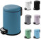 MSYU Bathroom Pedal Bin With Plastic Inner Bucket 3ltr (Dark Blue)