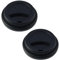 2 Pcs Replacement Coffee Lids Durable Hot Cup Lid Travel Silicone Coffee Mug Lids for Hot and Cold Beverages Takeaway Drinks