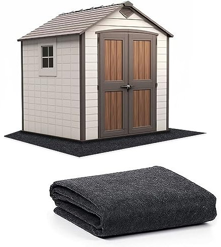 8,2 x 8,2 m Outdoor-Schuppenmatte, wasserdichte Aufbewahrungsschuppen, Bodenmatte, rutschfeste Terrassenmöbel, Boden, Kratzschutzmatte, staubdichte Outdoor-Carport-Matte (2,5 x 2,6 m)