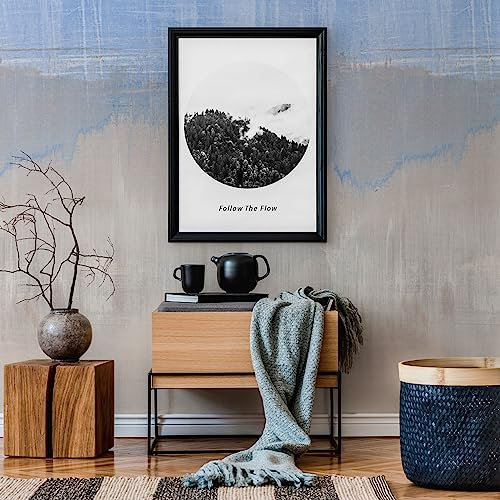 Livingwalls Vliestapete - Tapete Farbverlauf in Grau, Beige und Blau - Wandtapete für verschiedene Räume - Wandbild XXL 2,80 m x 2,12 m