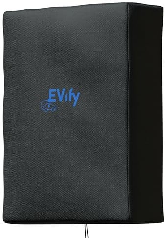 EVify Wallbox Abdeckung Hülle • Wallbox Wetterschutz • Schutz vor Regen, Schnee, Staub & UV für EV Ladestation • Schutzhülle Regenschutz
