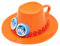 LoJax Handgefertigte Porzellantasse, Anime-Keramik-Tasse, Kaffeetasse einteilig, Bürotasse, Strohhut-Ruffy-Keramikbecher-Geschenk, Büro-Souvenir
