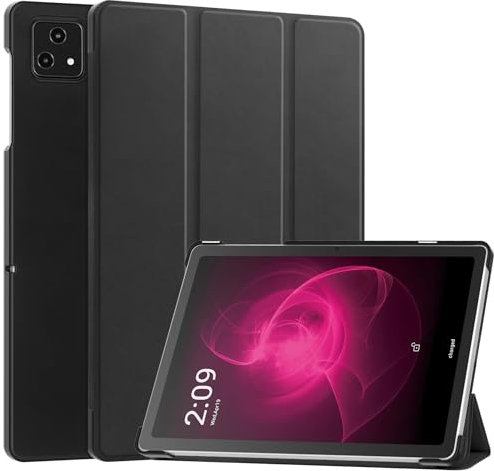 Kepuch Custer Hülle für T-Mobel Revvl Tab 5G 10.36,Smart PU-Leder Hüllen Schutzhülle Tasche Case Cover - Schwarz