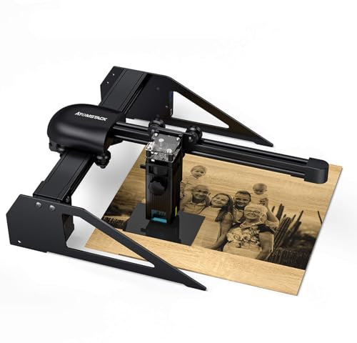 ATOMSTACK P7 M30 30W Laser Graviermaschine Desktop Laser gravierer Schneide- und Graviermaschine mit 200x200 Bereich für Metall Holz, Bambus und Leder