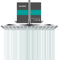 Docce Fisso Quadrato Soffione Doccia a Pioggia in Acciaio Inox Soffione Doccia a Pioggia con Getti In Silicone Anticalcare 304 Acciaio Inox Ultra Sottile (Cromo, 40 cm)