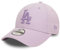 New Era 9Forty Bambini Cap - Metallic Los Angeles Dodgers, Rosa, 6-12 ans