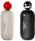 Sticky Roller 2 Stück Reusable Sticky Roller,Sticky Lint Roller Ball for Clothes,Portable Lint Roller Waschbar,Geeignet für Kleidung,Möbel,Hunde-und Katzenhaare(Schwarz,Weiß)