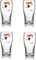 Shamrock Gift Company Guinness Lot de 4 verres à pinte Idéal pour la maison, le bar et la cuisine (Toucan de Noël)