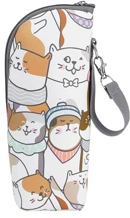 Flaschenwärmer Tasche Für Unterwegs, Babyflaschen Tragetasche mit Wärmefunktion, Wasserfeste Tragetasche Mit Adjustierbarem Gurt, Aufbewahrungspraktisch & Reisezubehör Für Muttermilch Und Getränke