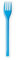 20/80 FORCHETTE riutilizzabili VARI COLORI posate colorate 17cm per cerimonie feste compleanno party Forchette colorate (80 Pezzi Azzurro)