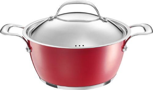 Bialetti Aeternum Corallo Casseruola 2 Manici cm 24 Senza Coperchio