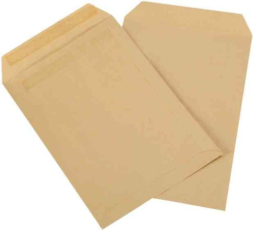 GPV 4250 Versandtaschen, C5, 162 x 229 mm, braun, Gewicht: 90 g