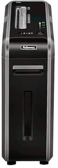 Fellowes, Inc Shredder,Cross Cut, 18 Sht Cap, 11-1/4X21-1/8X28-4/5, Black