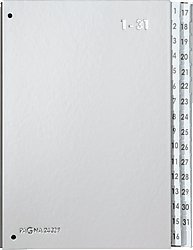 2 X PAGNA Pultordner 32 tlg. silber Color 24329-14